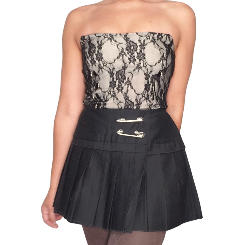 Y2k goth skirt